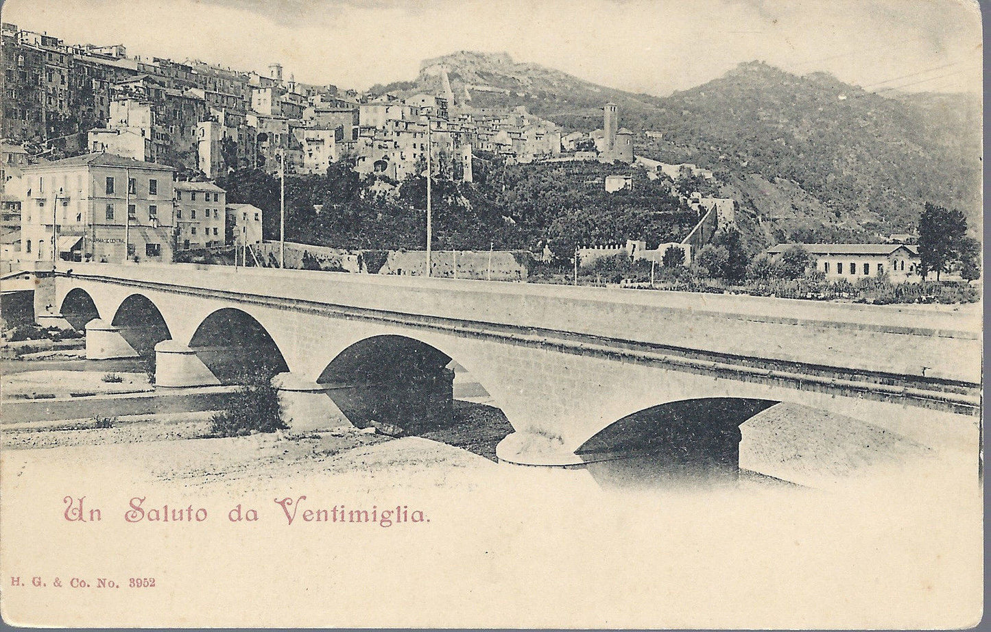 VENTIMIGLIA - UN SALUTO - NV - FP - Dorso Unito
