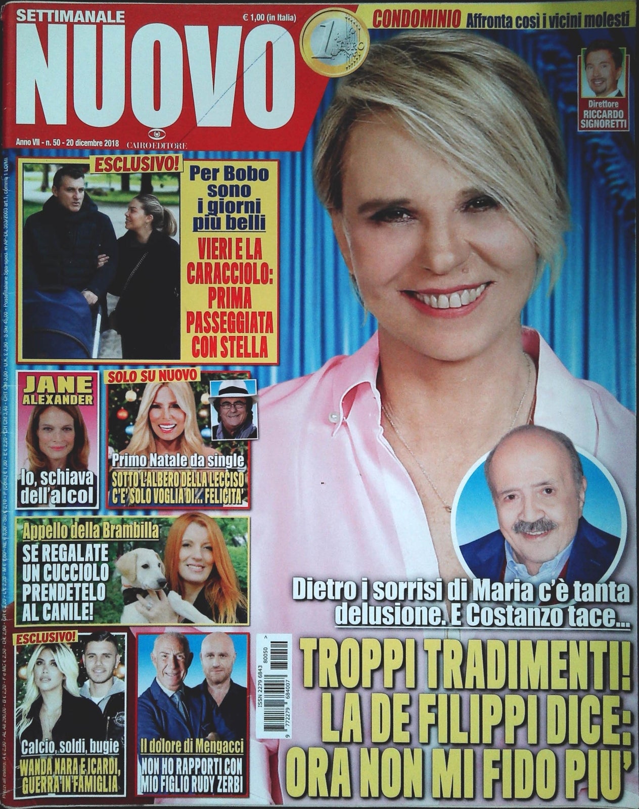 SETTIMANALE NUOVO 20 DICEMBRE 2018 - DE FILIPPI - VIERI - LECCISO - MENGACCI