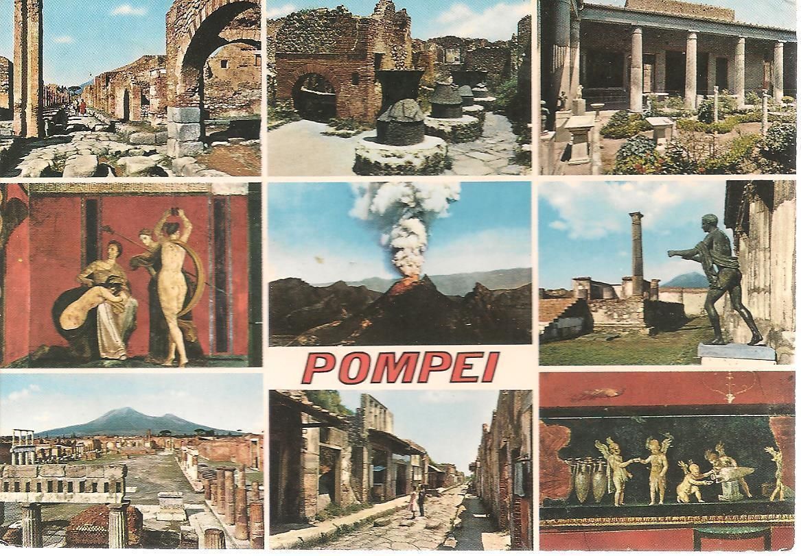 POMPEI - 9 VEDUTE - V1971