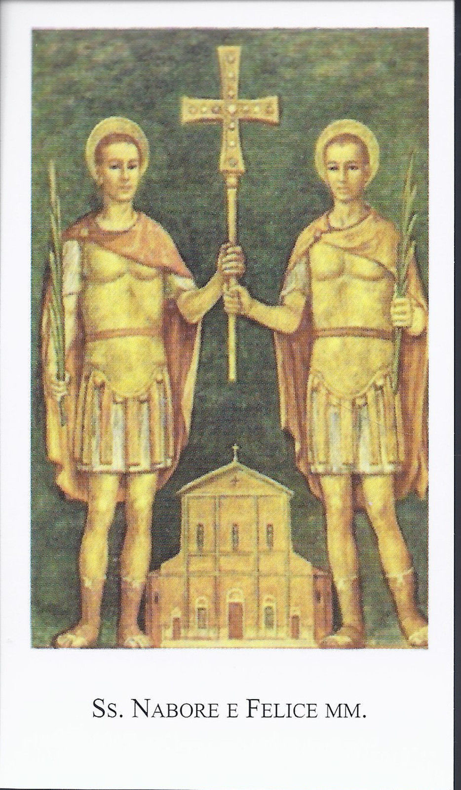 SS. NABORE e FELICE Martiri - SANTINO - AS014-118 - Ed. Paco