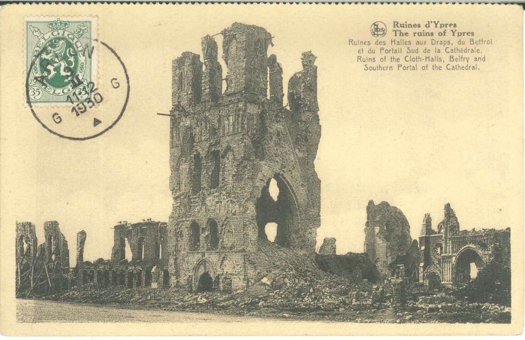 YPRES - RUINES - V1930