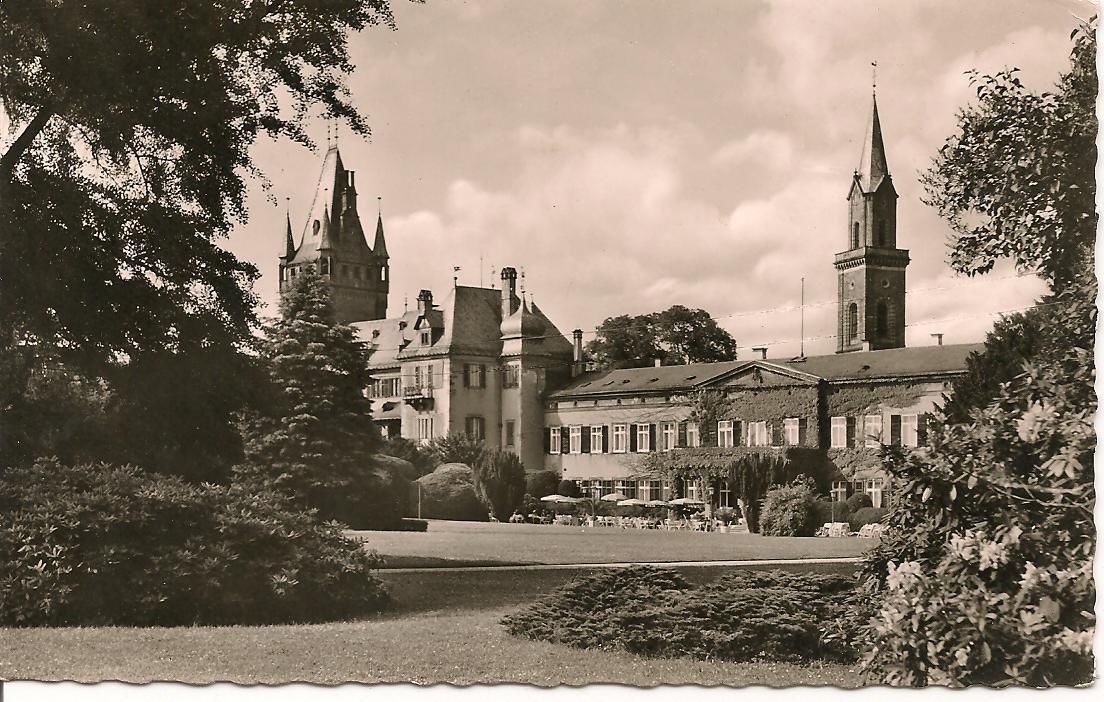 WEINHEIM A.D.BERGSTRASSE - SCLOSSPARK - CAFE' - GELAUFEN