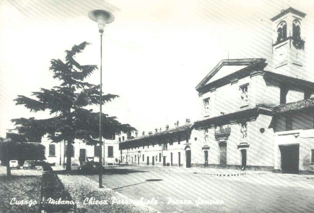 CUSAGO -CHIESA PARROCCHIALE - PIAZZA SONCINO - NV