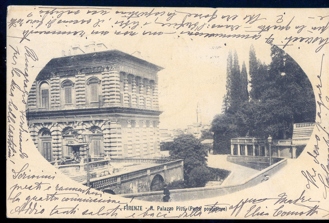 FIRENZE - R. PALAZZO PITTI - PARTE POSTERIORE - V1917