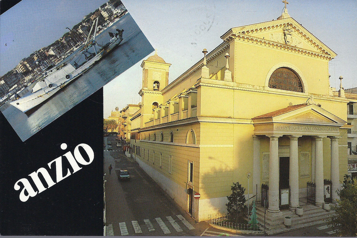 ANZIO - CHIESA MADRE DEI SS. PIO E ANTONIO - FACCIATA - V 19