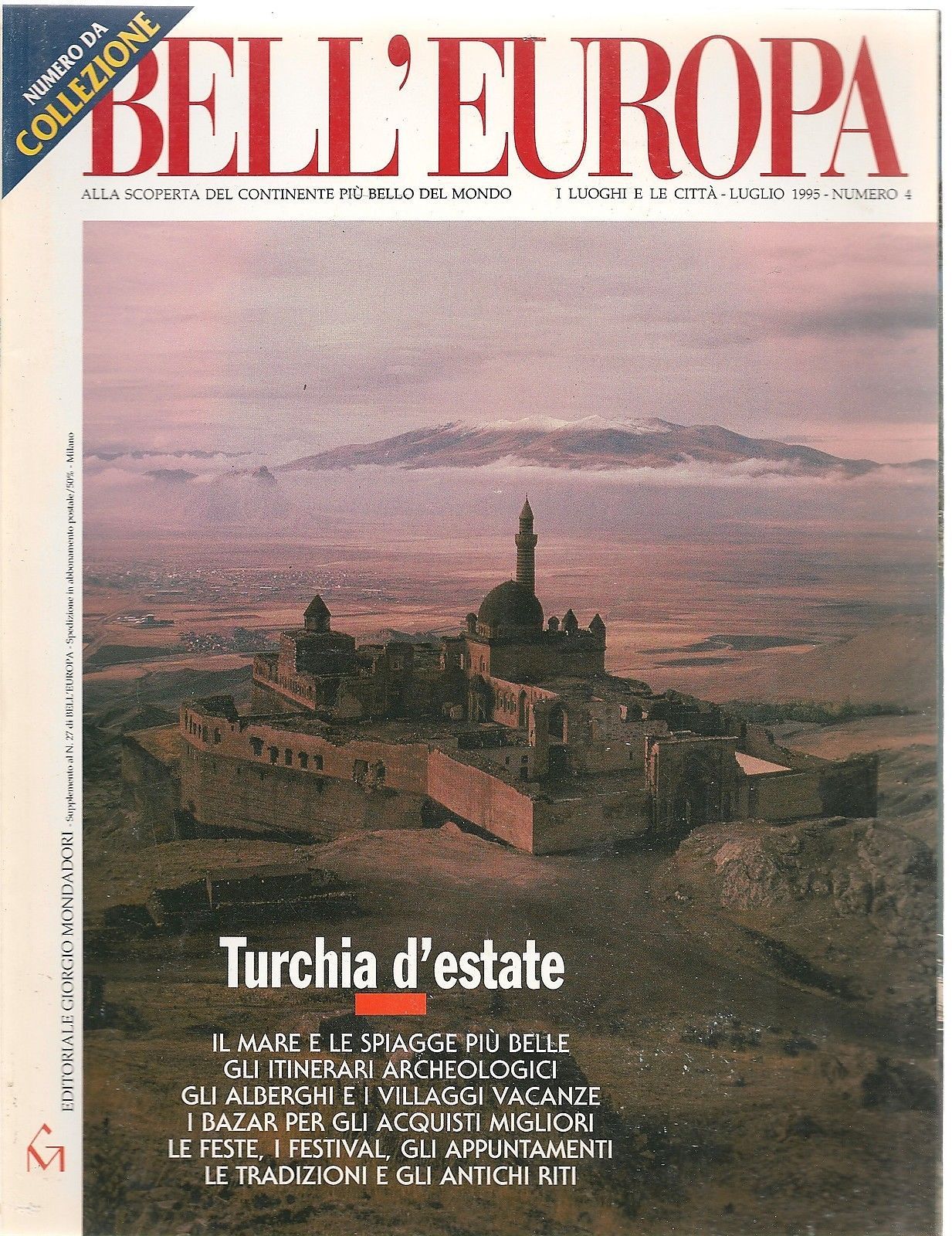 BELL'EUROPA LUGLIO 1995 - TURCHIA D'ESTATE