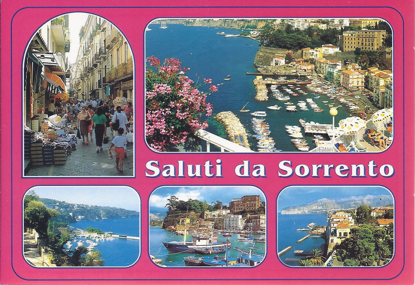 SORRENTO - SALUTI - 5 VEDUTE - NV