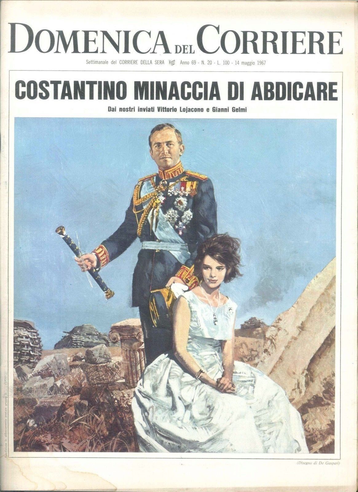 DOMENICA DEL CORRIERE N 20 - 14 MAGGIO 1967