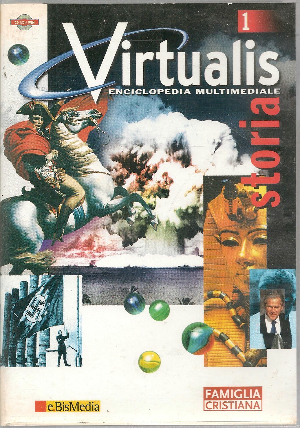 VIRTUALIS VOL. 1 - STORIA -ENCICLOPEDIA MULTIMEDIALE CD ROM