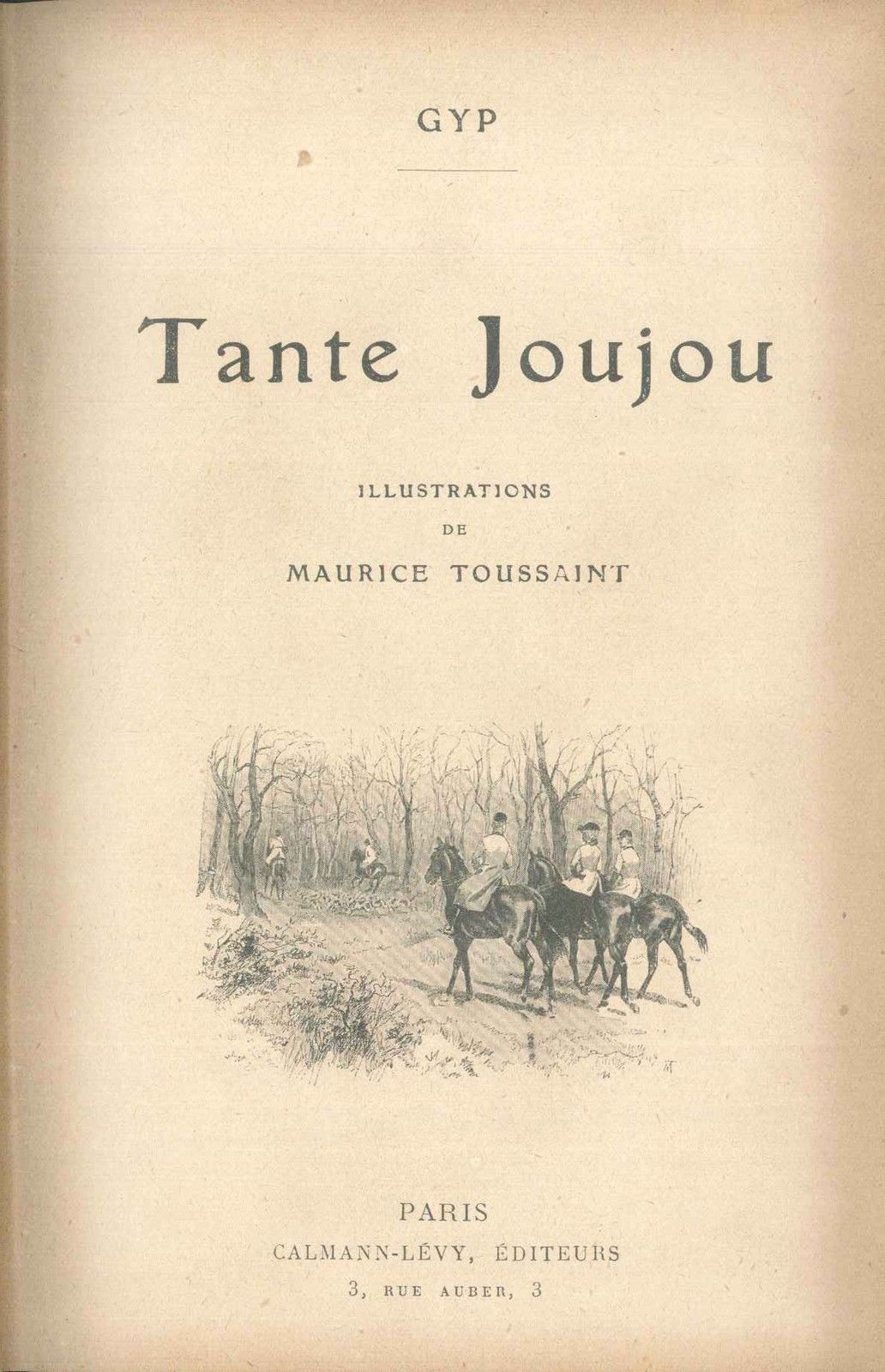 TANTE JOUJOU - GYP