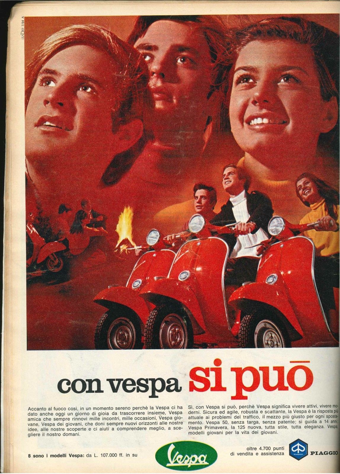 VESPA PIAGGIO - CON VESPA SI PUO' - ADVERTISING