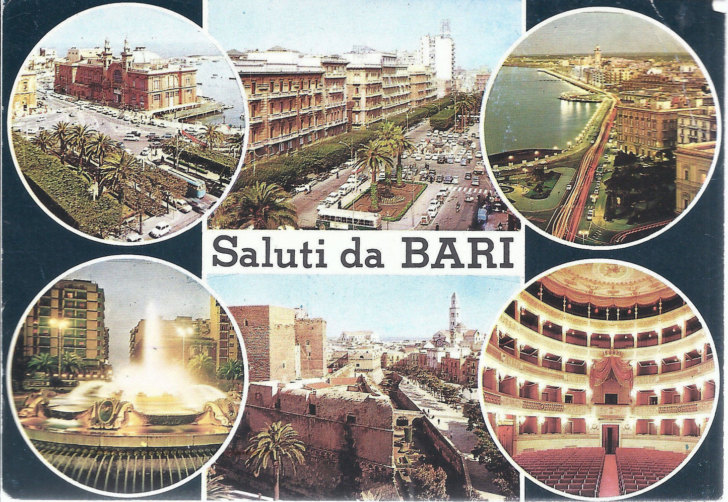 BARI - SALUTI - 6 VEDUTE - V1982