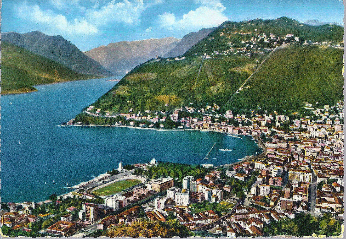 COMO E BRUNATE - PANORAMA - V 1964 - FG