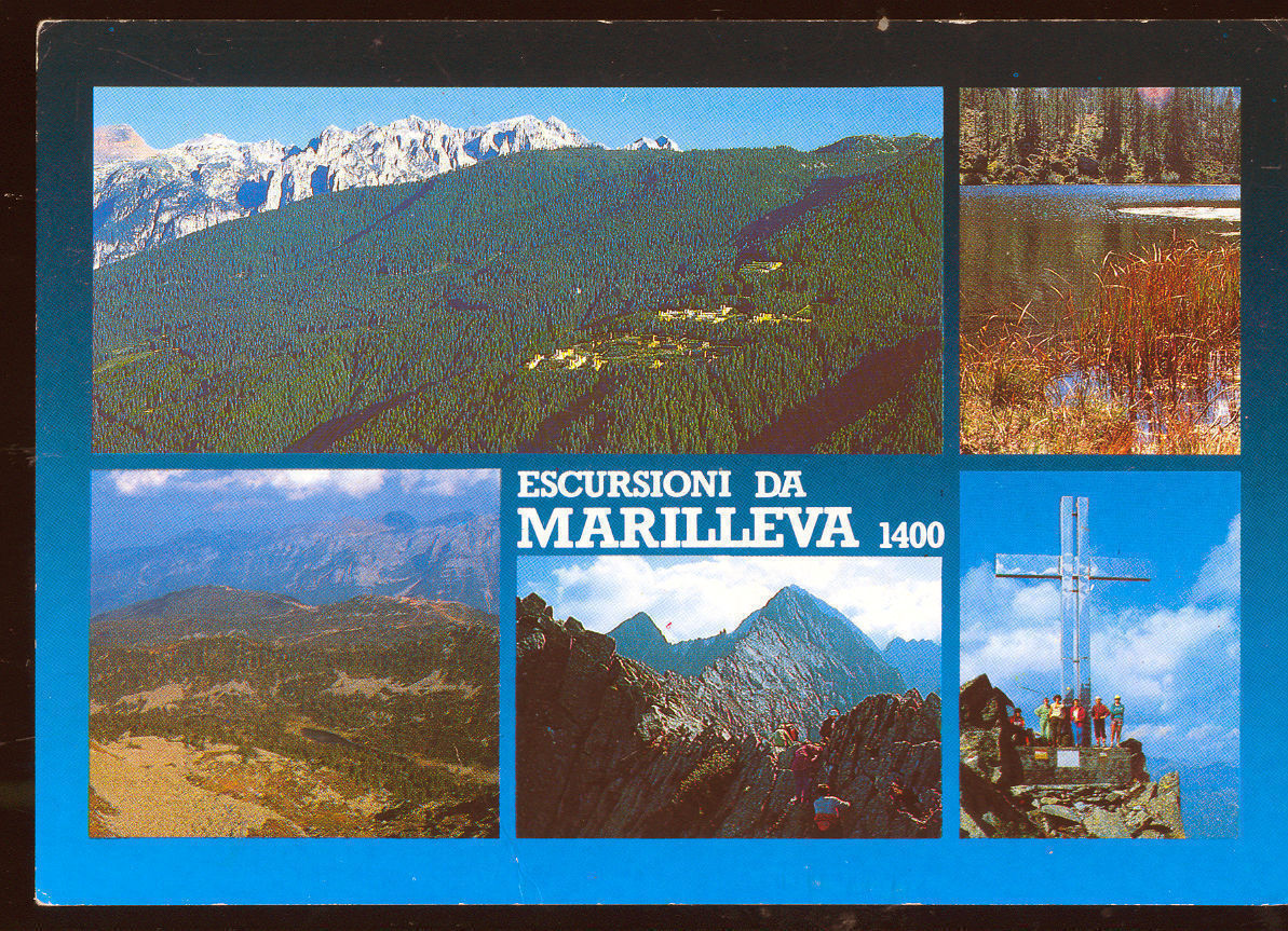 VAL DI SOLE - 5 VEDUTE - MARILEVA - LAGHI DI MEZZANA - CIMA
