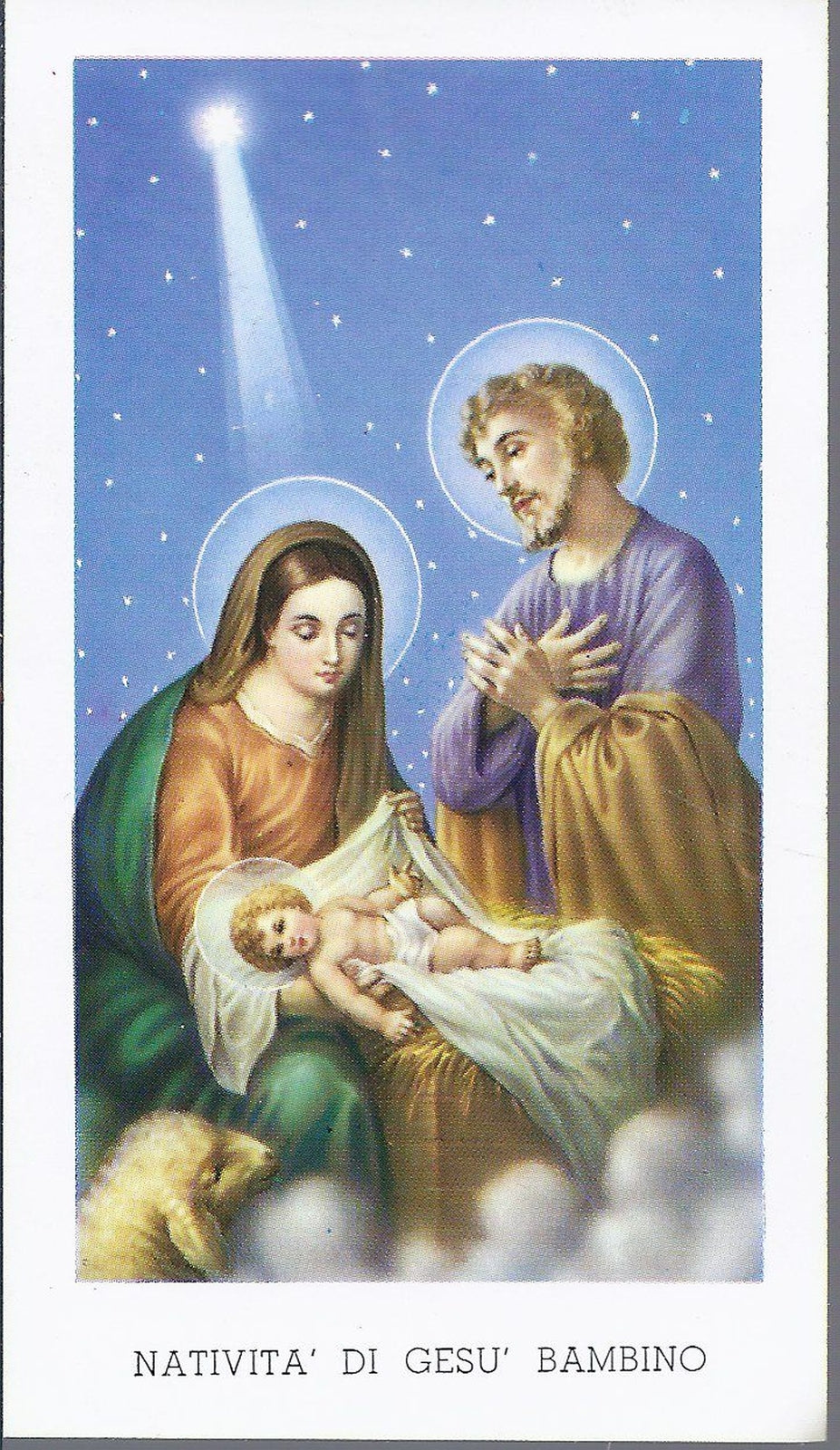 NATIVITA' DI GESU' BAMBINO - SANTINO - AS015-146 -