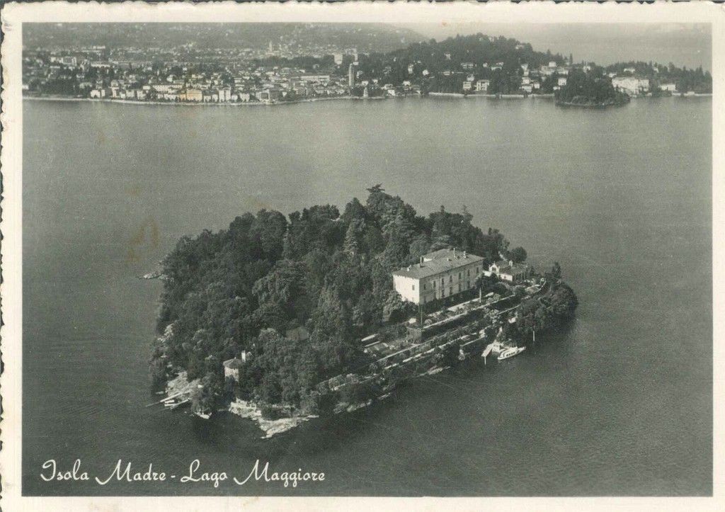ISOLA MADRE - LAGO MAGGIORE- VED. AEREA - NV
