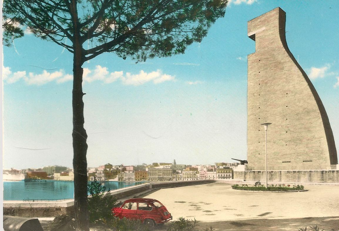 BRINDISI - MONUMENTO AL MARINAIO - ACQUARELLATA - V1968