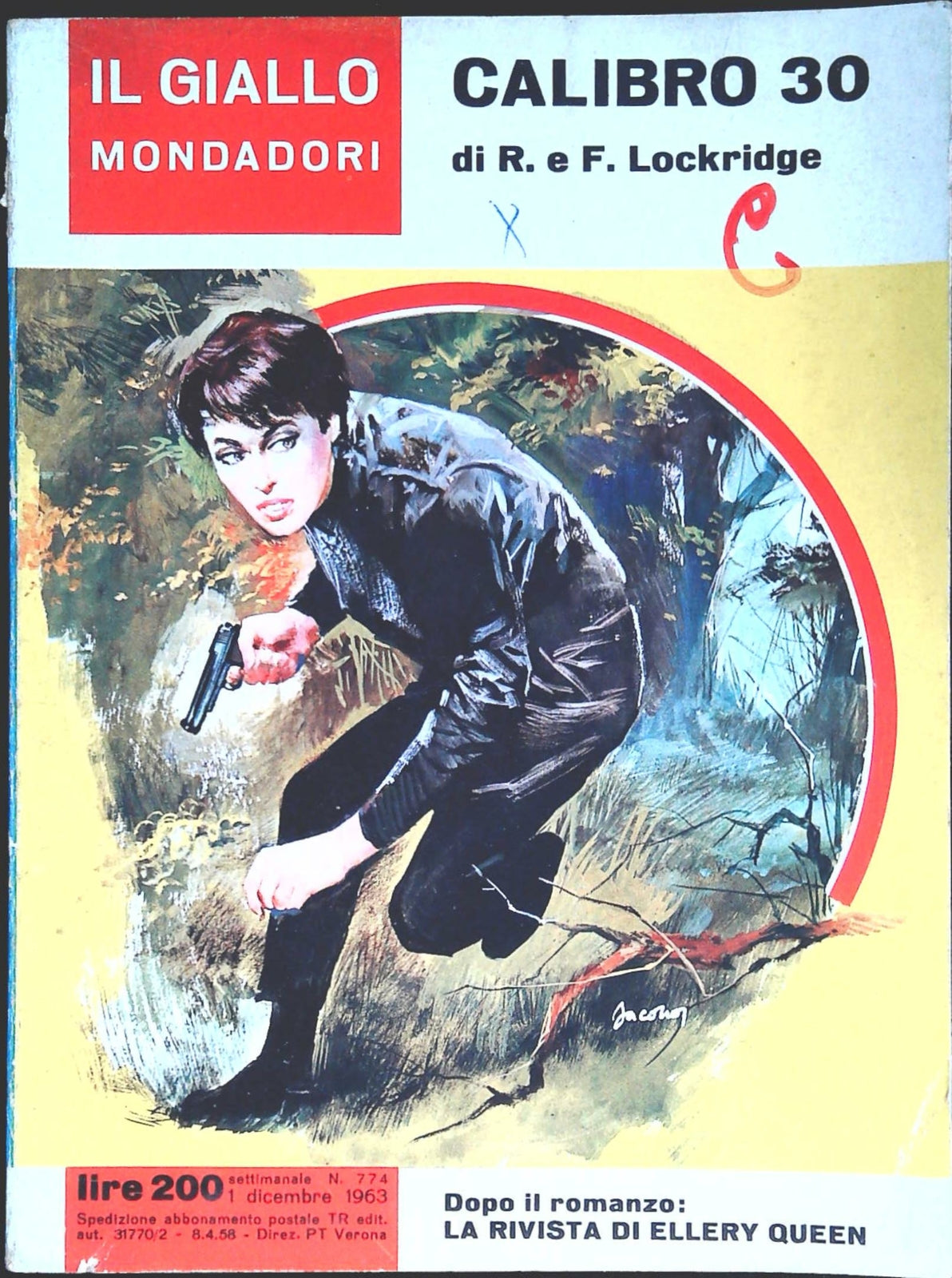 CALIBRO 30 - R. e F. LOCKRIDGE - GIALLO MONDADORI N. 774