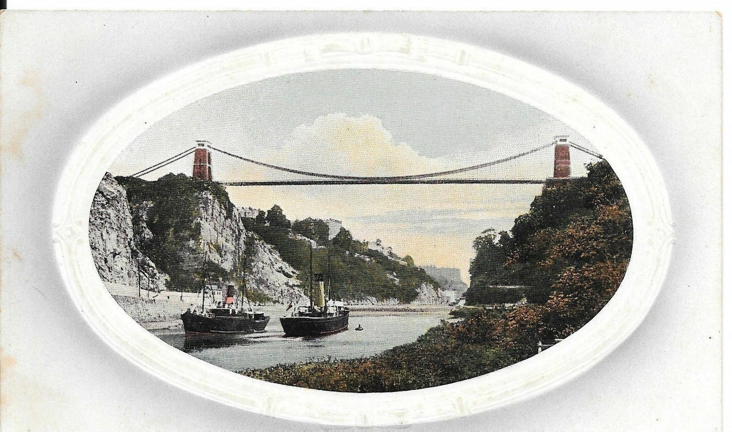 BRISTOL - CLIFTON SUSPENSION BRIDGE FROM LEIGH WOODS - NV/NT