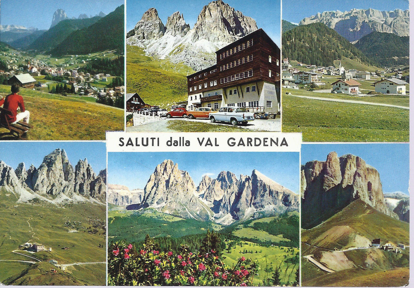 VAL GARDENA - SALUTI - 6 VEDUTE - V 1965 - FG