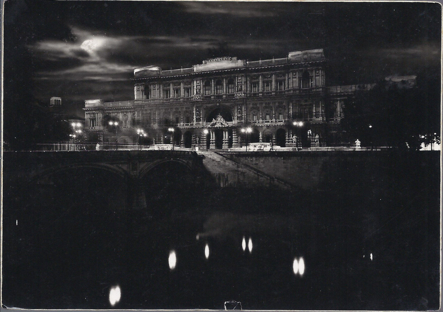 ROMA - NOTTURNA - PALAZZO DI GIUSTIZIA - V1953