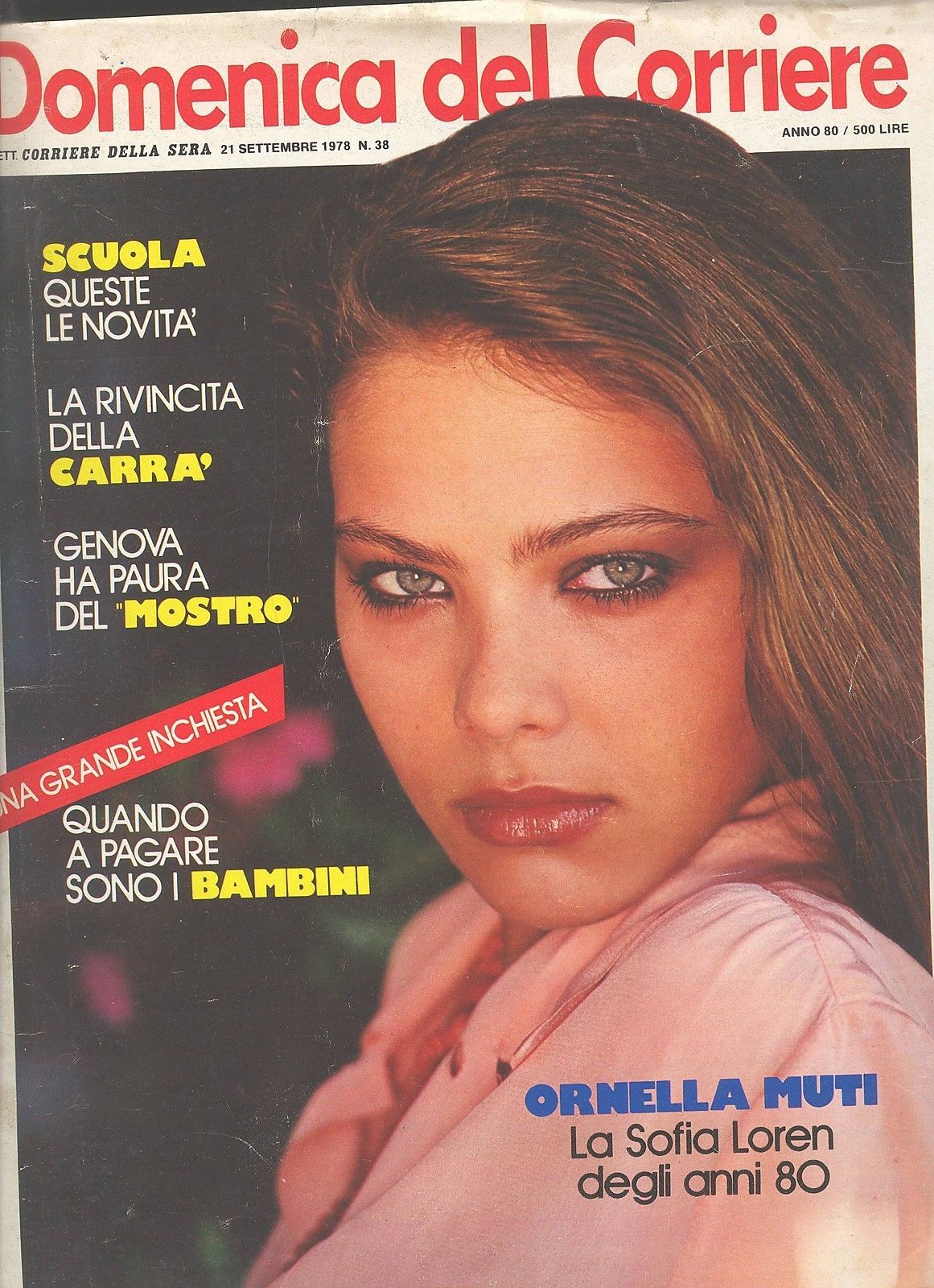 DOMENICA DEL CORRIERE N 38 - 21 SETTEMBRE 1978