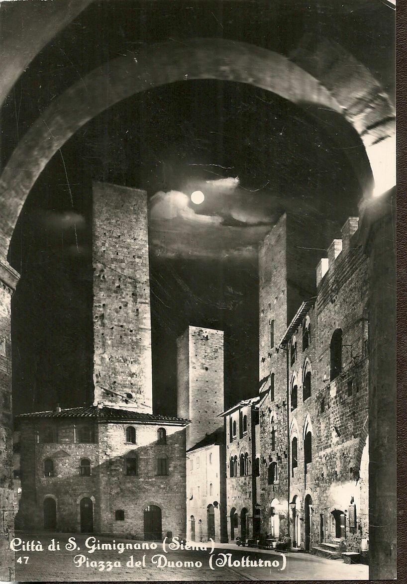 SAN GIMINIANO - PIAZZAZDEL DUOMO - NOTTURNO - NV