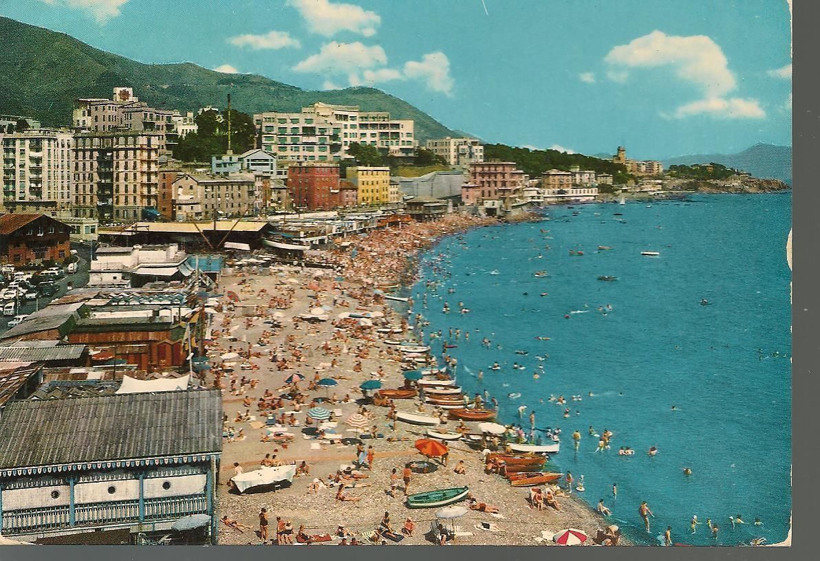 GENOVA - STURLA - PANORAMA E SPIAGGIA - V1976