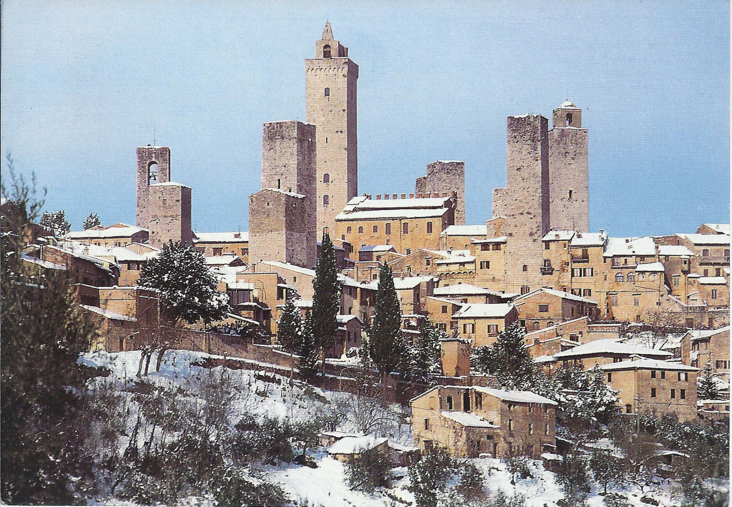 SAN GIMIGNANO - PANORAMA INVERNALE - NV - FG