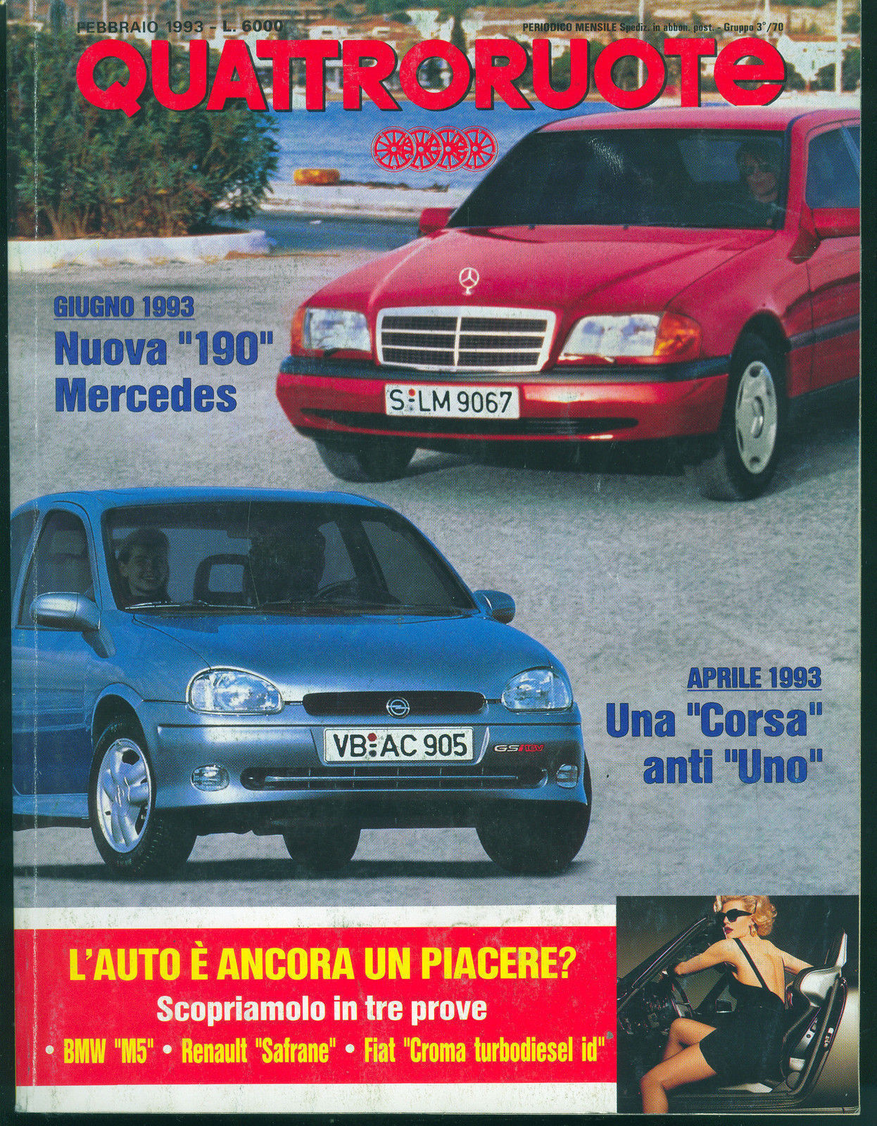 QUATTRORUOTE N 448 - FEBBRAIO 1993