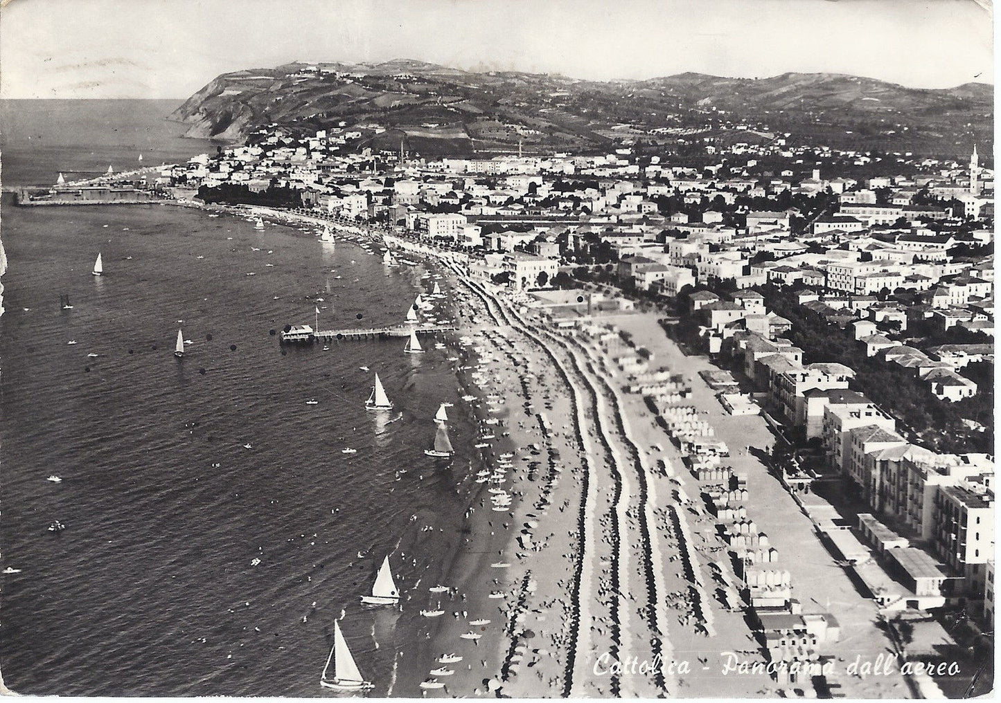 CATTOLICA - PANORAMA DALL'AEREO - VSD - FG