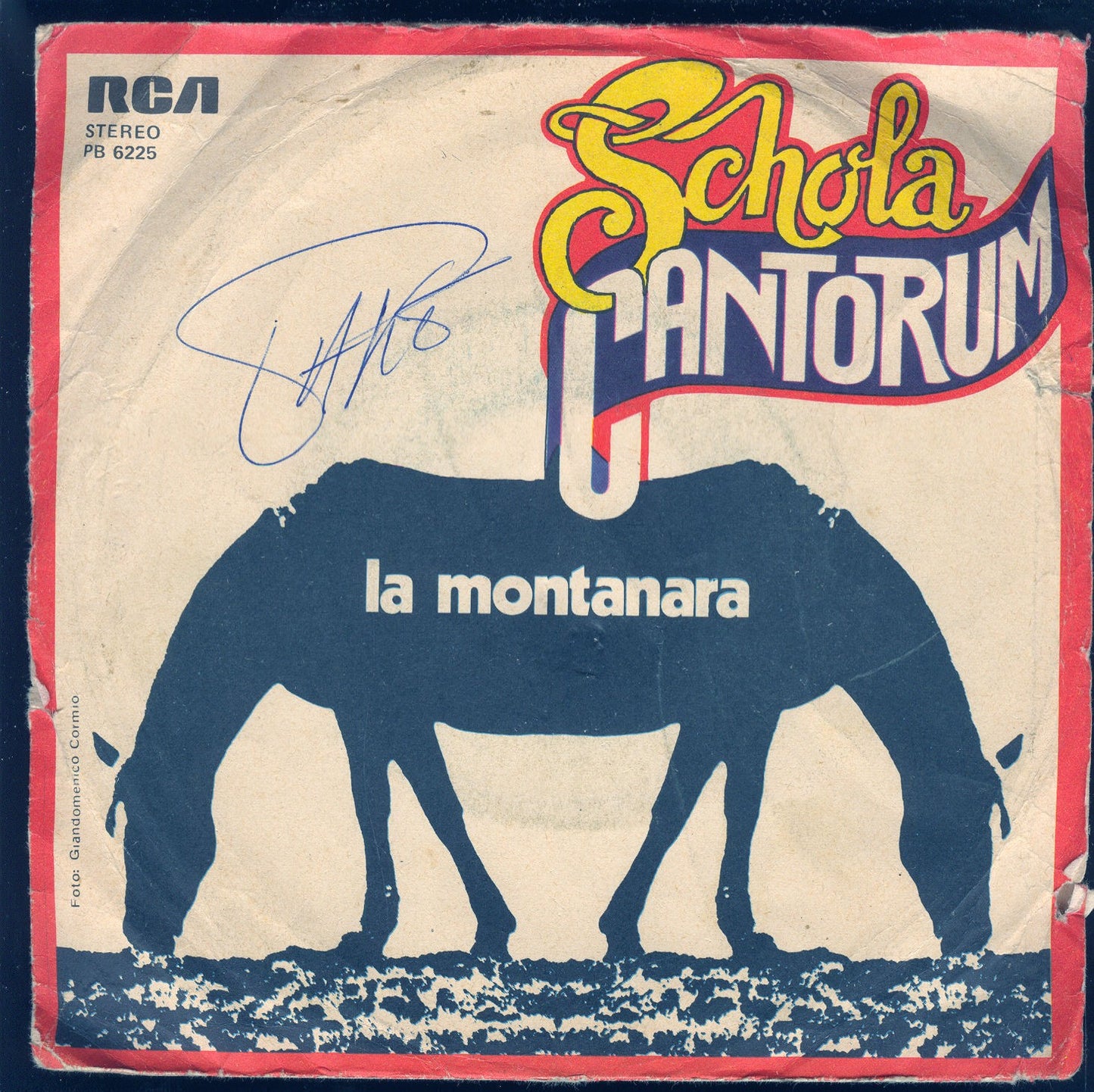 LA MONTANARA - AIUTO - SCHOLA CANTORUM - 45 GIRI