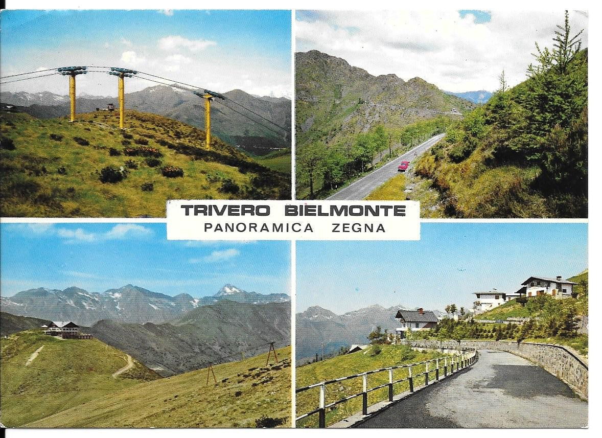 TRIVERO BELMONTE - PANORAMICA ZEGNA - QUATTRO VEDUTE - V1976