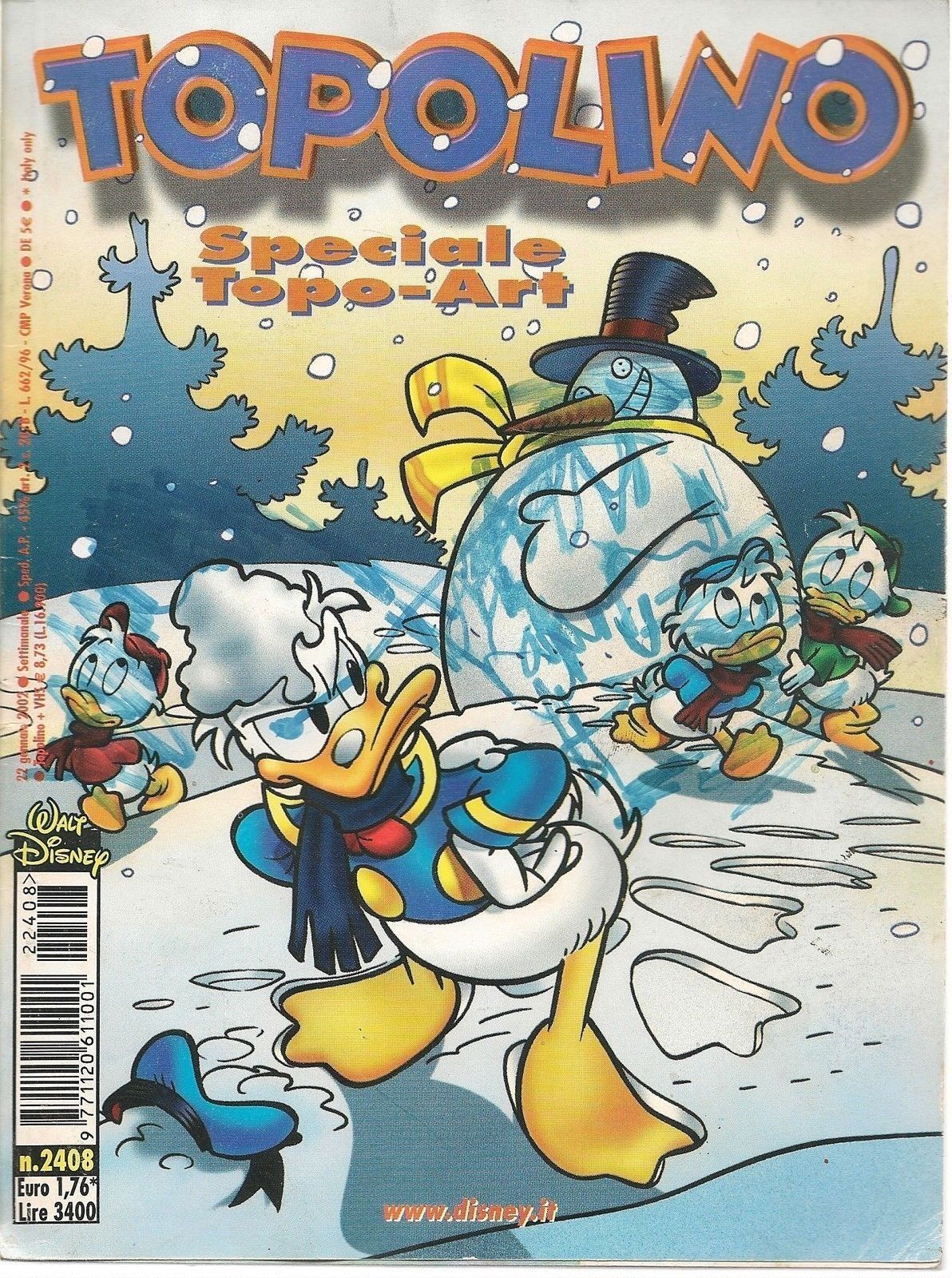 TOPOLINO N° 2408 - 22 GENNAIO 2002
