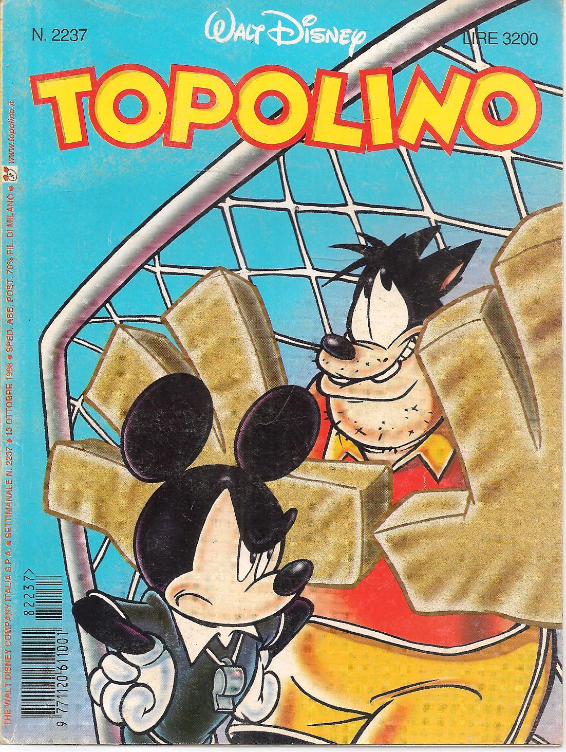 TOPOLINO N. 2237 - 13 OTTOBRE 1998