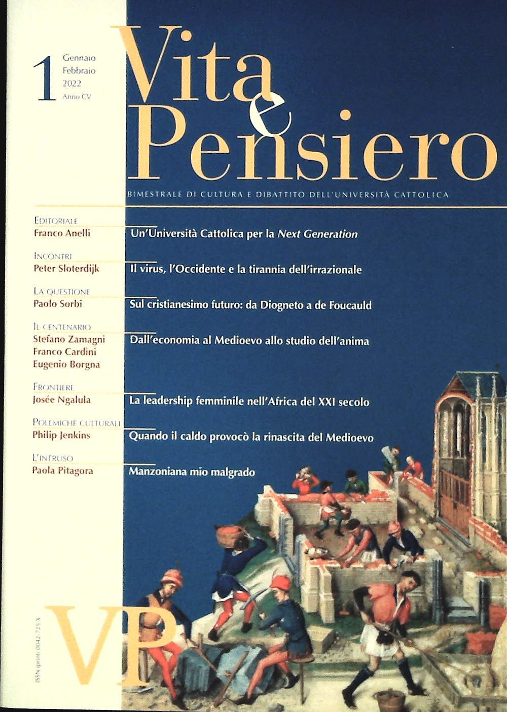 VITA E PENSIERO GENNAIO-FEBBRAIO 2022
