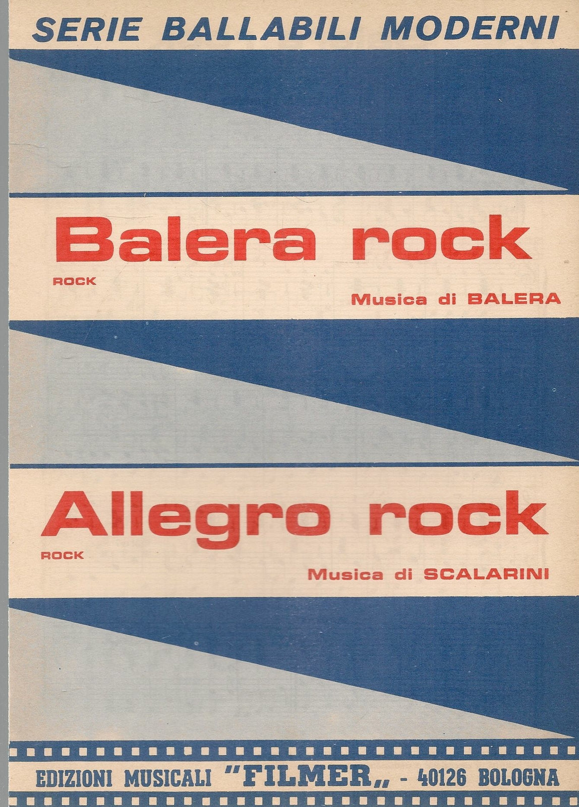 BALERA ROCK - ALLEGRO ROCK - SPARTITO-SHEET MUSIC