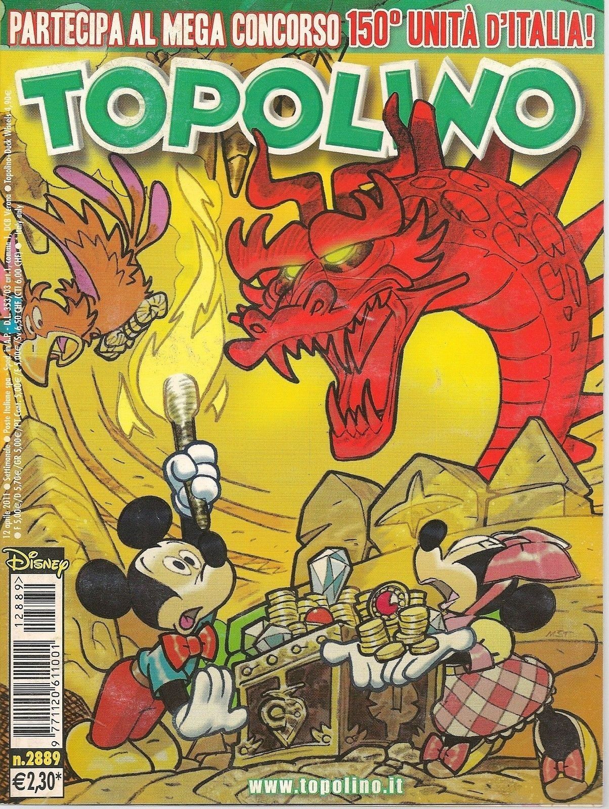 TOPOLINO N° 2889 - 12 APRILE 2011