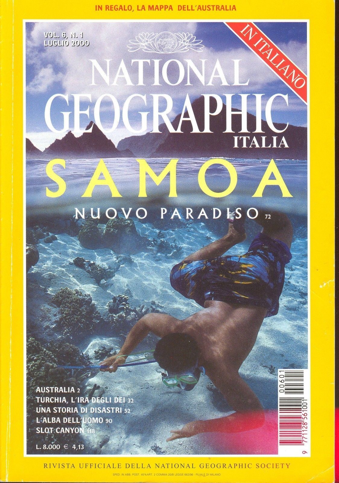 NATIONAL GEOGRAPHIC ITALIA - LUGLIO 2000