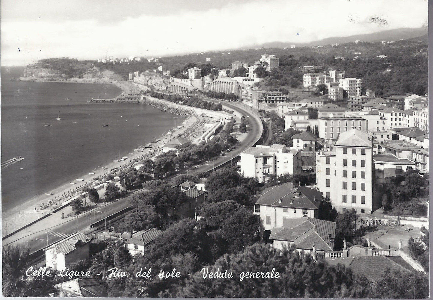 CELLE LIGURE - RIVIERA DEL SOLE - VEDUTA GENERALE - V 1964 -
