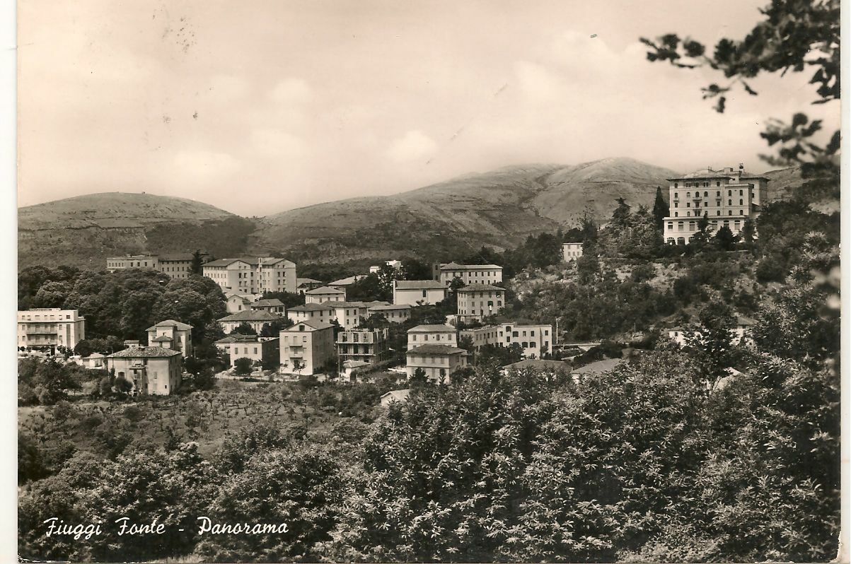 FIUGGI FONTE - PANORRAMA - V1964