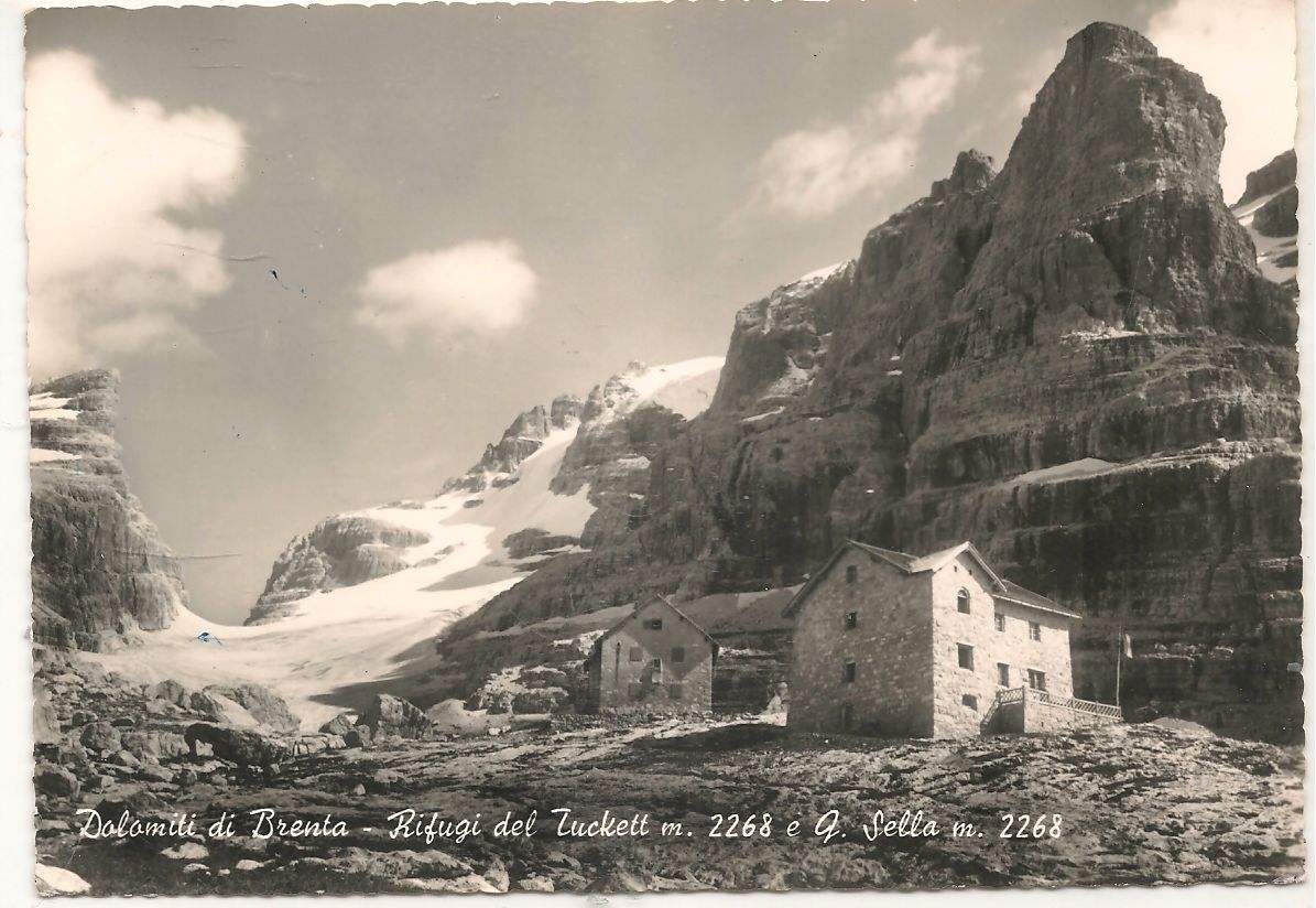 RIFUGI DEL TUCKETT - DOLOMIRI DI BRENTA - V1964