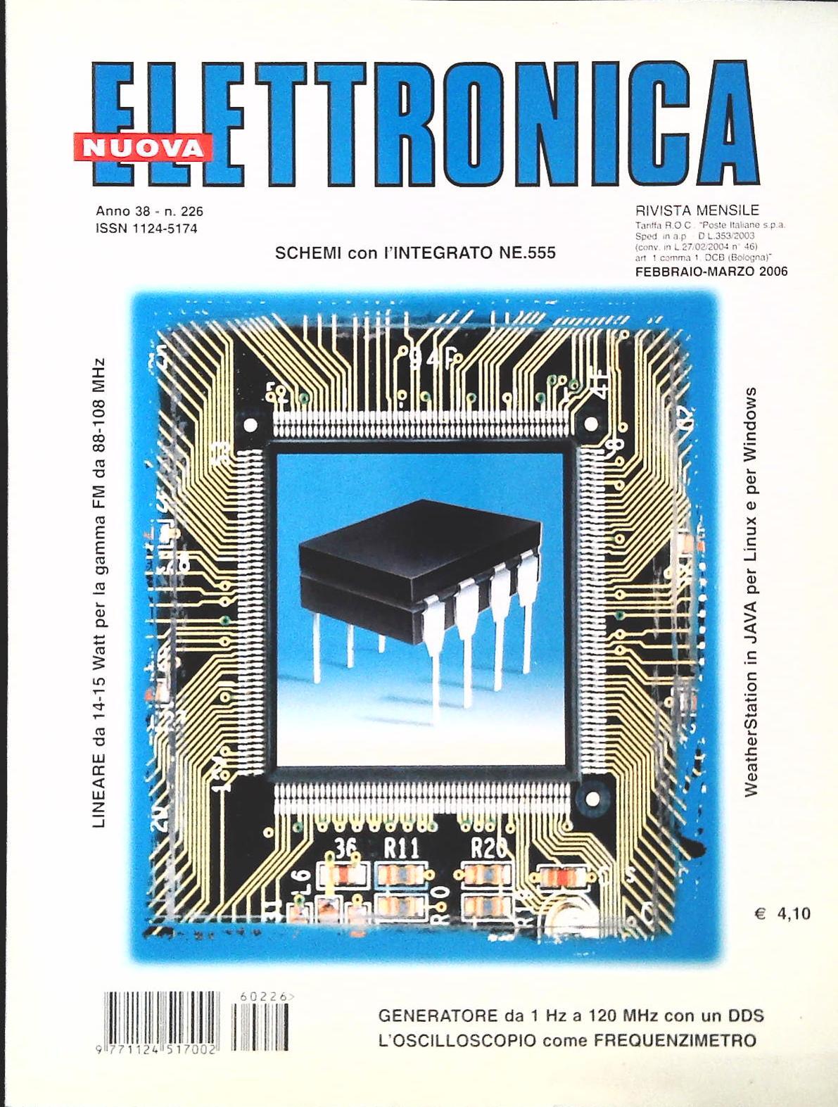 NUOVA ELETTRONICA N. 226 - FEBBRAIO-MARZO 2006 - OUTLET DEL LIBRO