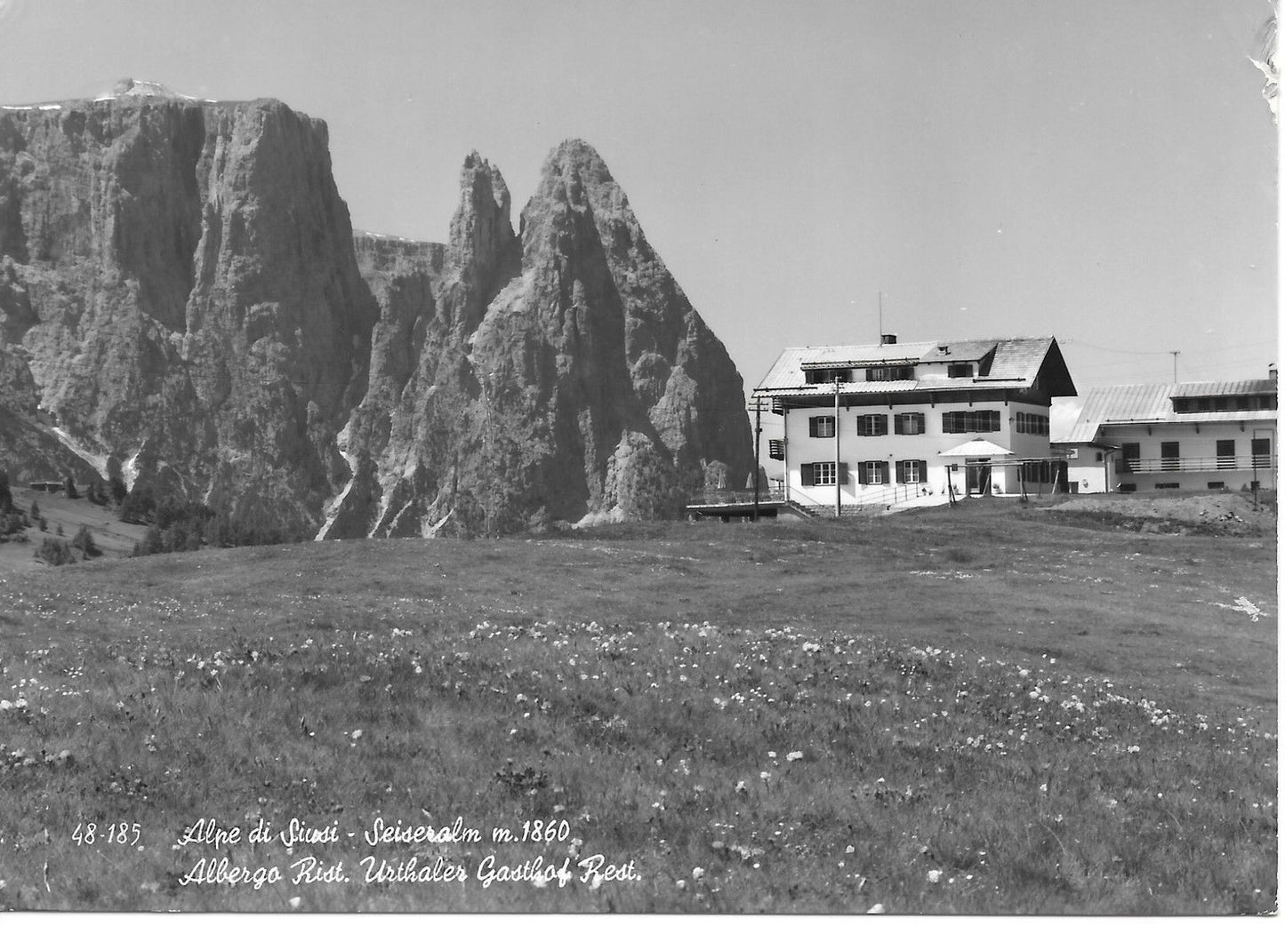 ALPE DI SIUSI - ALBERGO RIST. URTHALER  - V1967