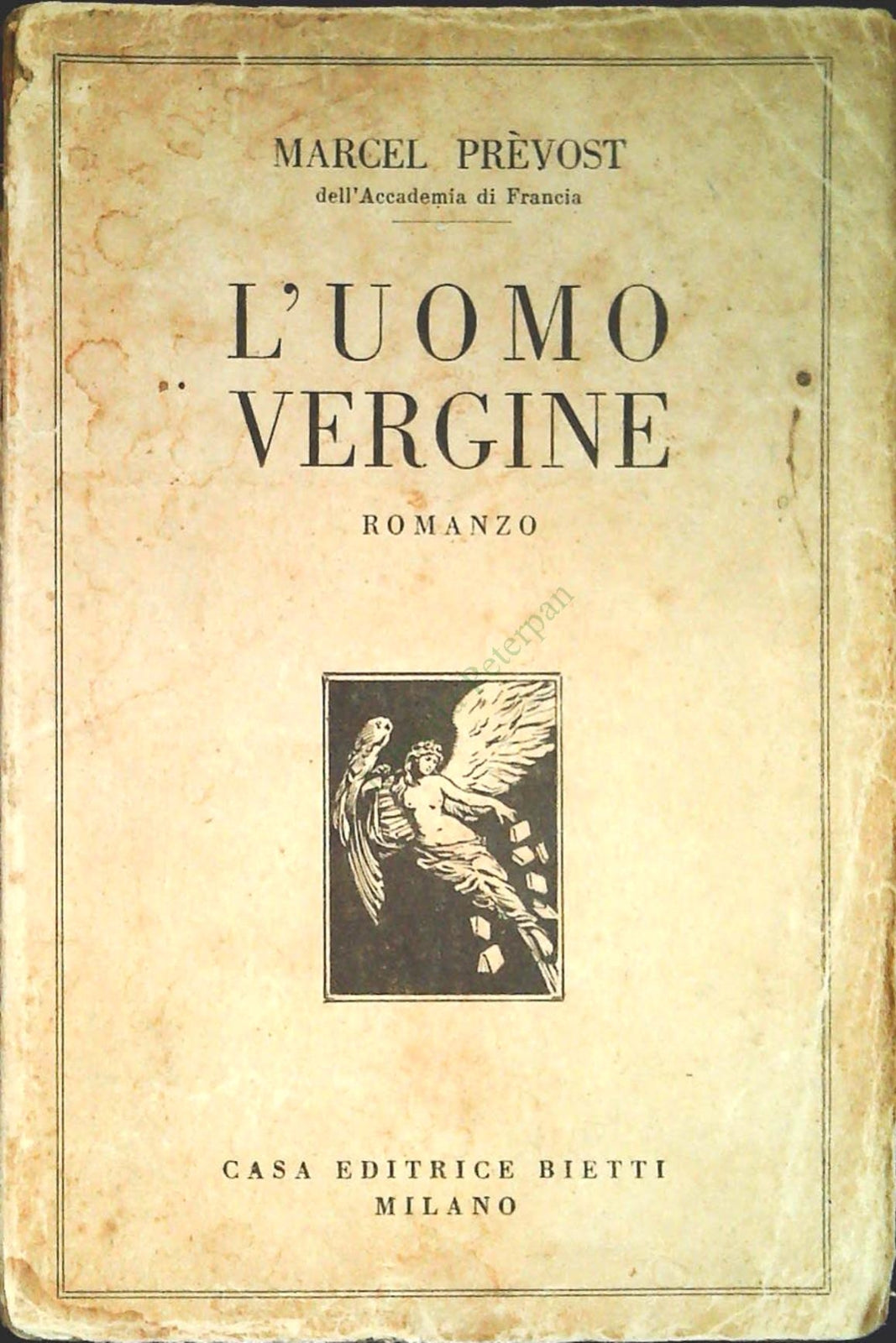 L'UOMO VERGINE - MARCEL PROUST - ED. BIETTI 1929