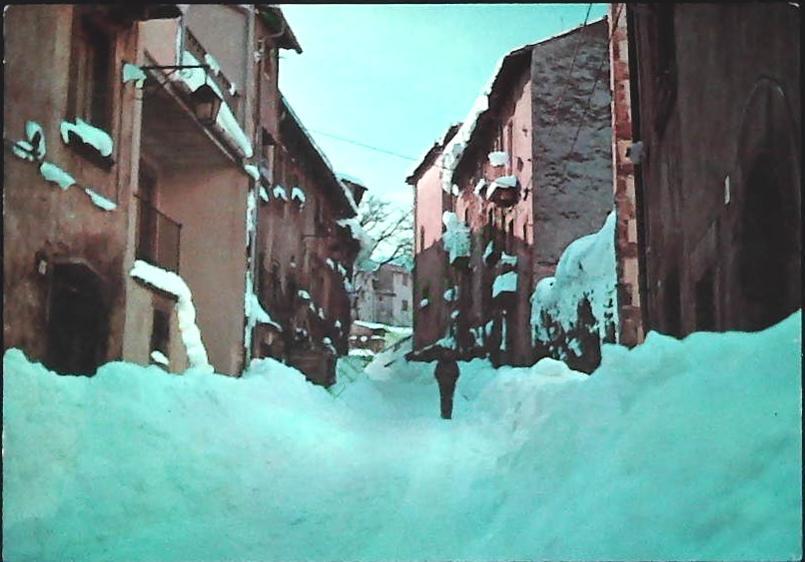 PESCOCOSTANZO - VICOLO CARATTERISTICO - V1988