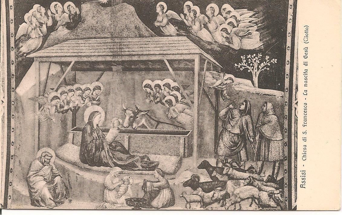 ASSISI - CHIESA DI S. FRANCESCO - GIOTTO: LA NASCITA DI GESU