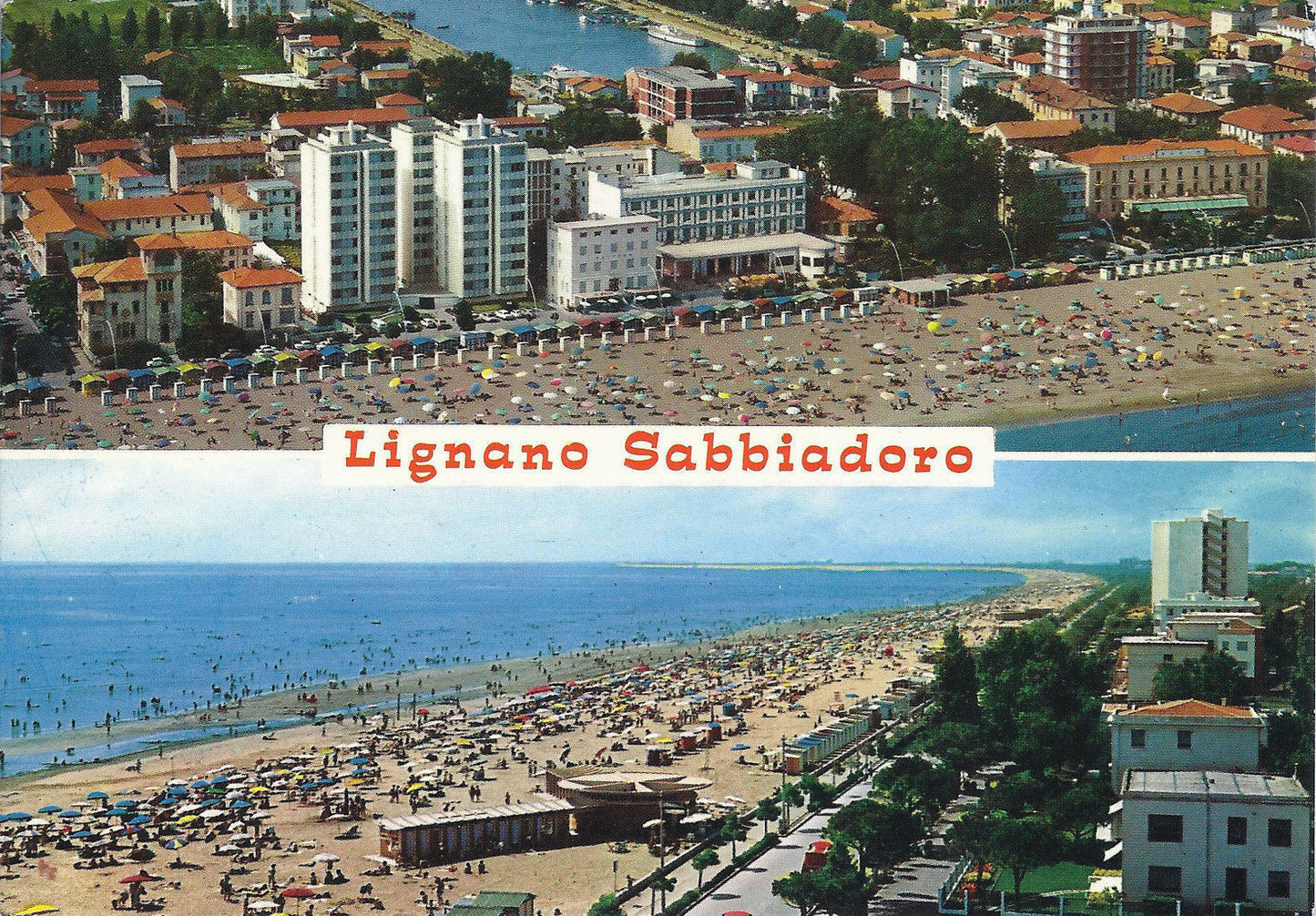 LIGNANO SABBIADORO - 2 VEDUTE AEREE - V1971
