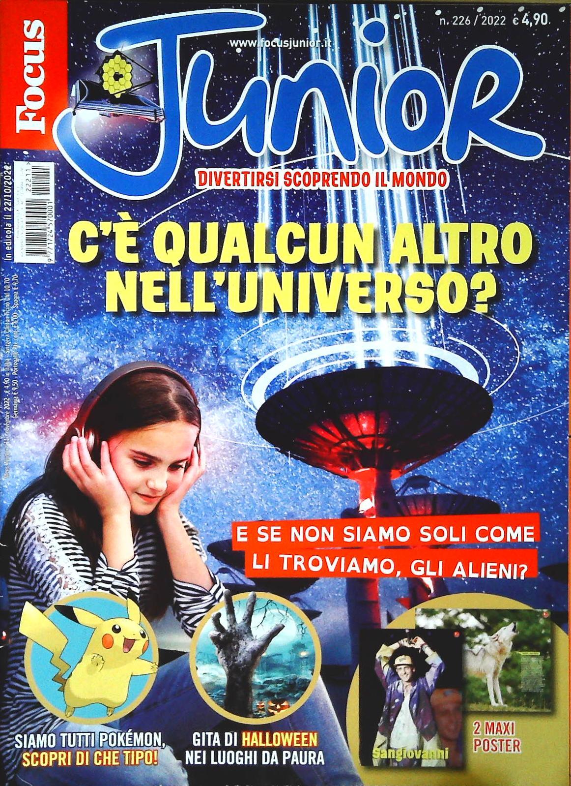 FOCUS JUNIOR N. 226 - C'E' QUALCUN ALTRO NELL'UNIVERSO? - OUTLET DEL LIBRO