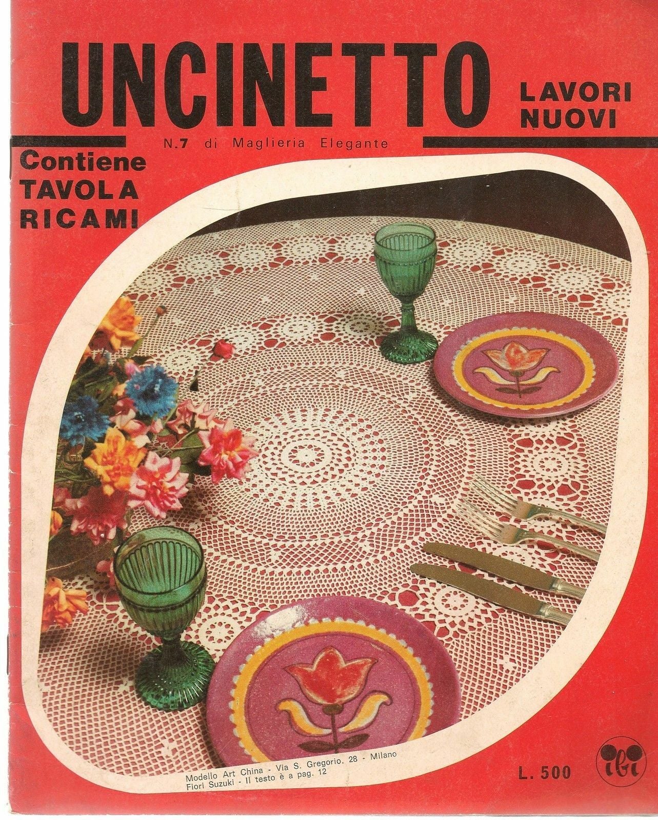 UNCINETTO N 7 DI MAGLIERIA ELEGANTE